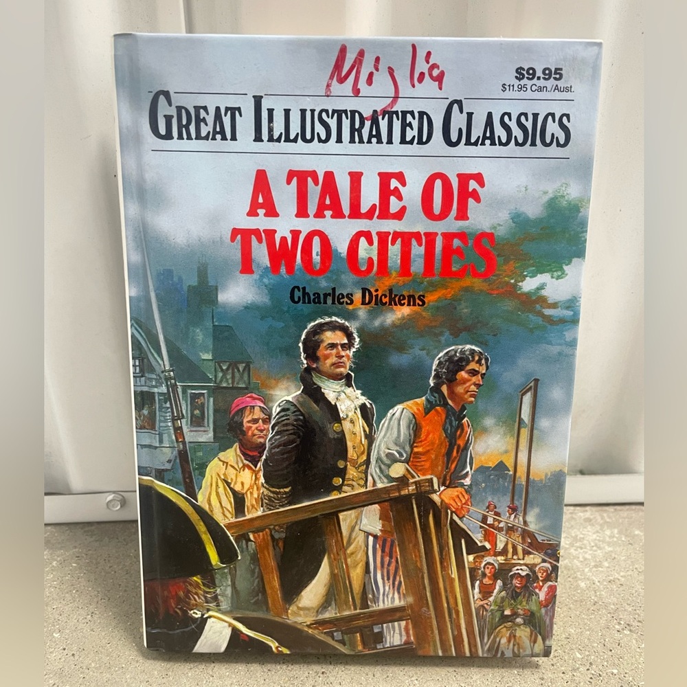 Lot of 5 Vintage hardcover Great Illustrated Classics Books - adventure theme - Picture 9 of 16